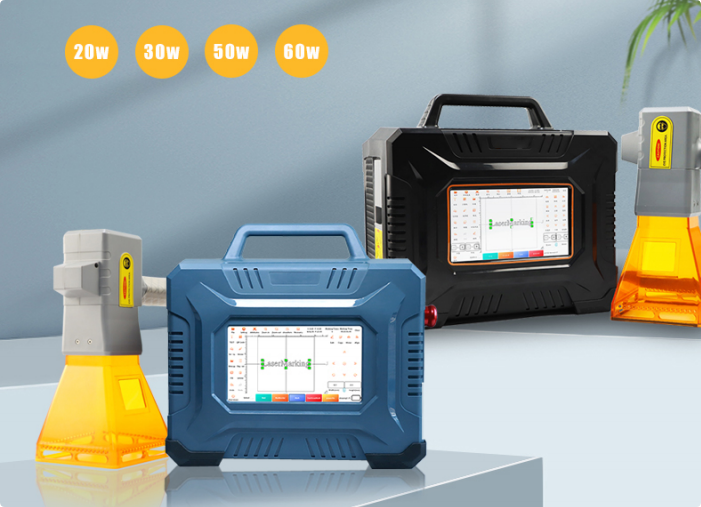 New Launched!20w,30w,50w 60w Handheld fiber laser marking ma