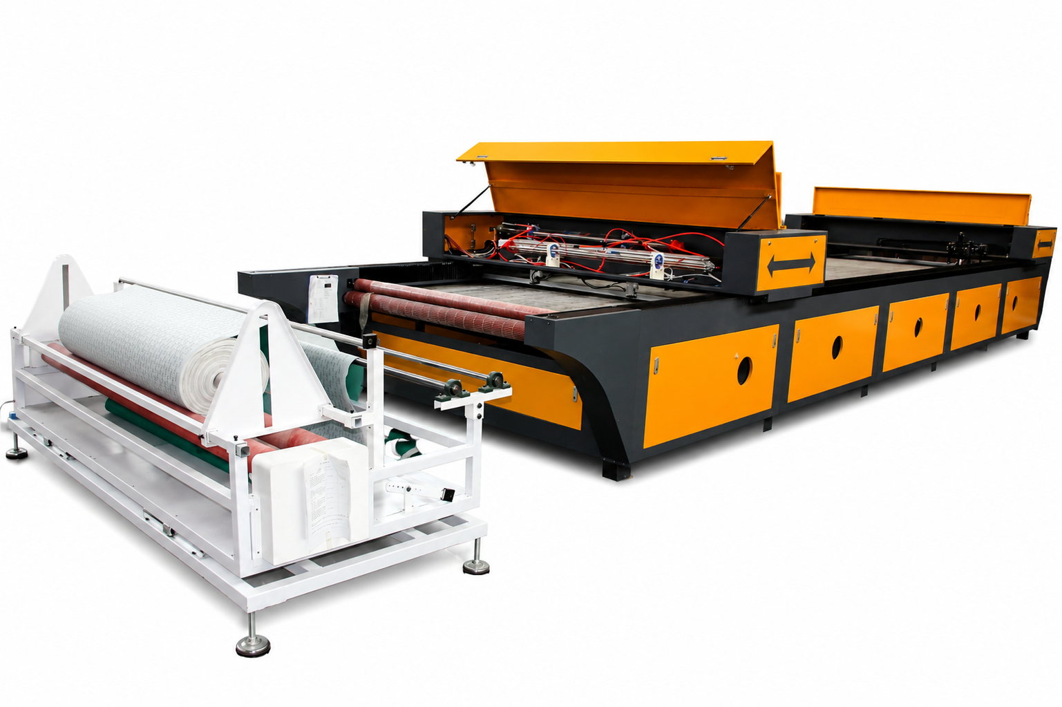2000×7000mm 8-Head Laser Cutting Machine Successfully Instal